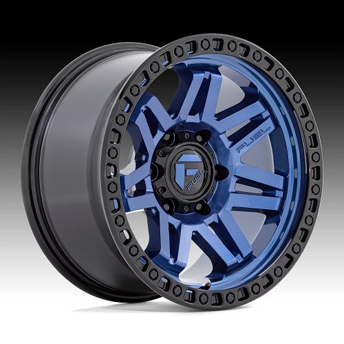 Fuel Syndicate D813 Dark Blue Custom Truck Wheels 1